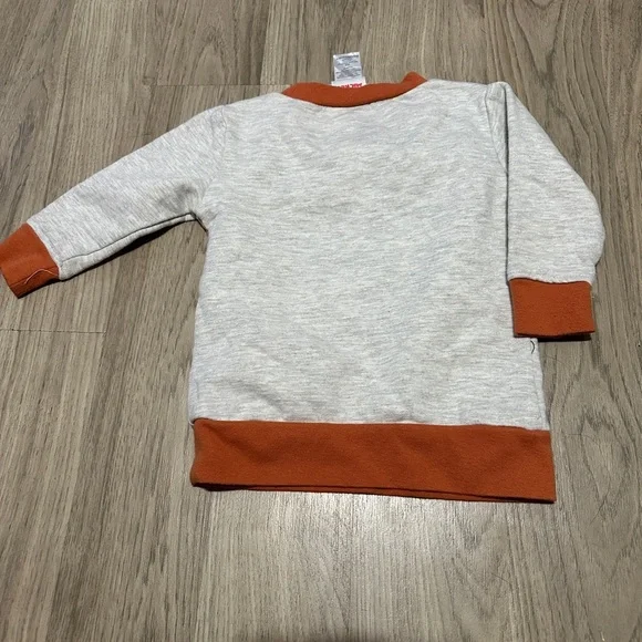 Disney Junior Mickey Mouse Sweatshirt Gray Orange Toddler Boy's 18M - Picture 2 of 3